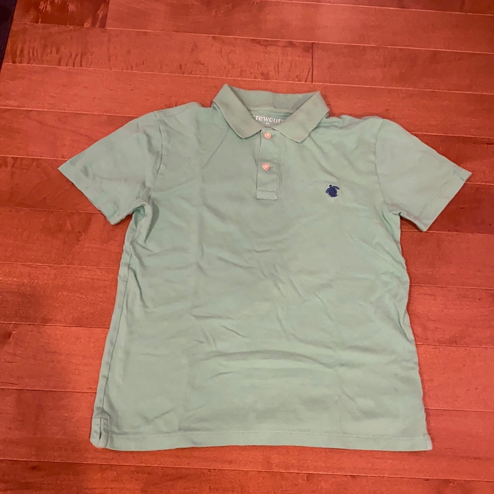 Crewcuts boys polo shirt in green